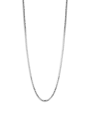 Sterling Silver 3mm Mariner Link Chain Necklace, 22