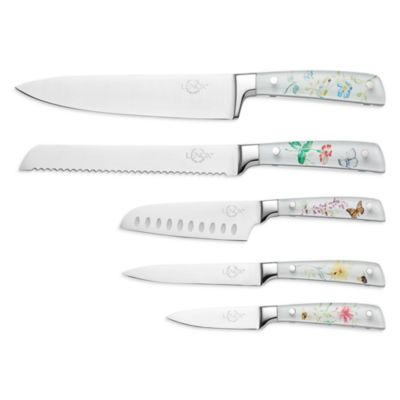 Lenox - Butterfly Meadow 6-Piece Knife Block Set