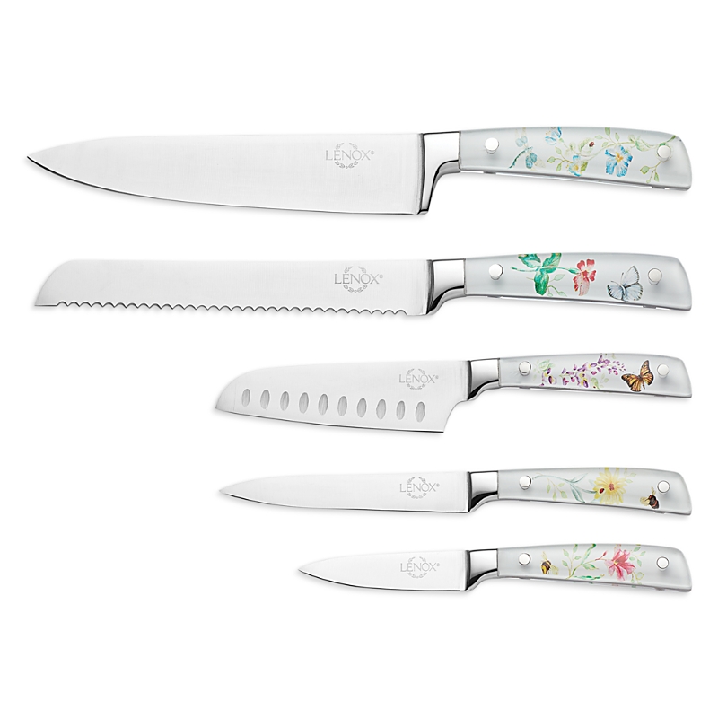 Lenox Butterfly Meadow 6-piece Knife Block Set