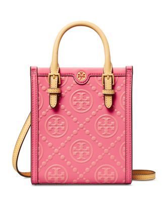 Mini T Monogram Contrast Embossed Bucket Bag: Women's Handbags, Crossbody  Bags