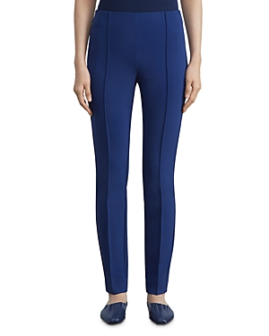 Shop Lafayette 148 Acclaimed Stretch Gramercy Pants In Midnight B