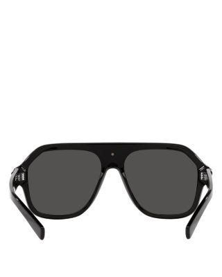Aviator Shield Sunglasses, 58mm