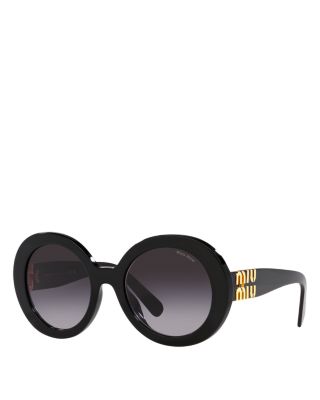 Miu Miu - Round Sunglasses, 55mm