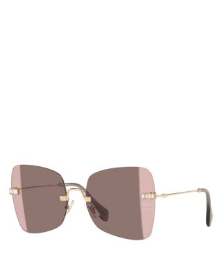 Miu Miu - Embellished Butterfly Sunglasses, 59mm