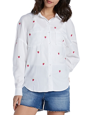 Billy T Berrylicious Embroidered Shirt In Clear White
