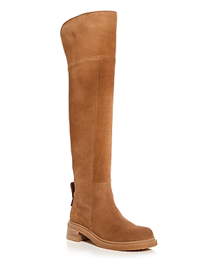 Shop See By Chloé See By Chloe Women's Bonni Over The Knee Boots In Tan