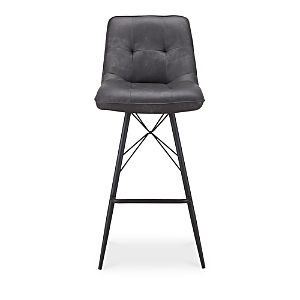 Shop Moe's Home Collection Morrison Bar Stool In Gray