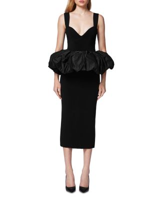 chinese dress ladies Andie Peplum Style Midi Dress