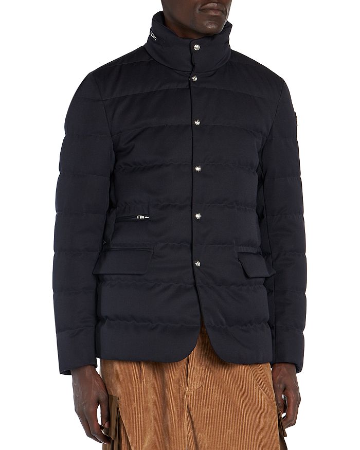 Moncler Concealed Hood Snap Front Puffer Coat | Bloomingdale's