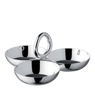 Christofle Vertigo 3-Part Appetizer Dish