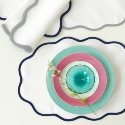 Scalloped Placemat, Set of 4