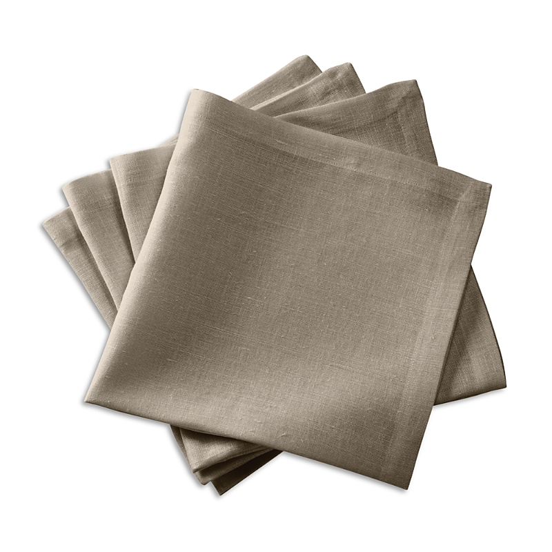 Matouk Chamant Napkins, Set Of 4 In Stone