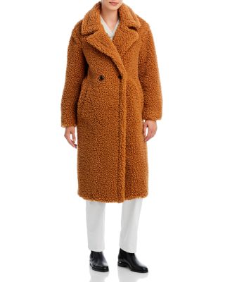 Gertrude Long Teddy Coat