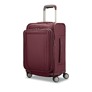 Samsonite Lineate Dlx Carry On Expandable Spinner In Merlot