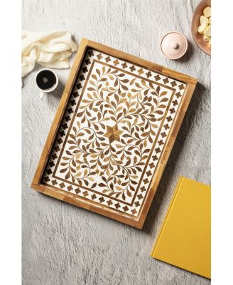 Jodhpur Wood Inlay Decorative Tray