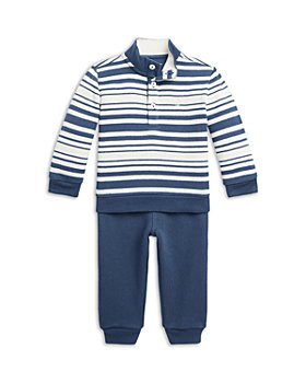 Ralph Lauren - Boys' Striped Cotton Pullover & Pants Set - Baby