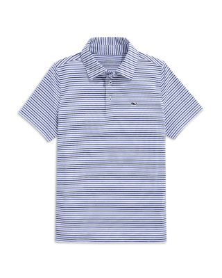 Shop Boston Red Sox Bradley Stripe Sankaty Polo at vineyard vines