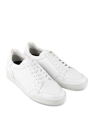 Sandro Men's Cross Lace Up Sneakers In White
