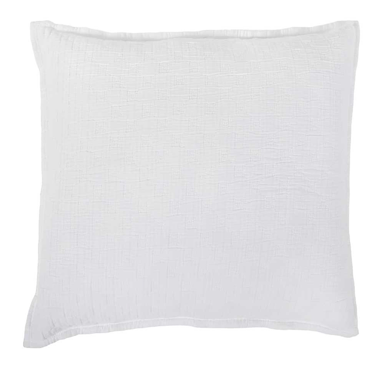 Pom Pom At Home Ojai Euro Sham In White