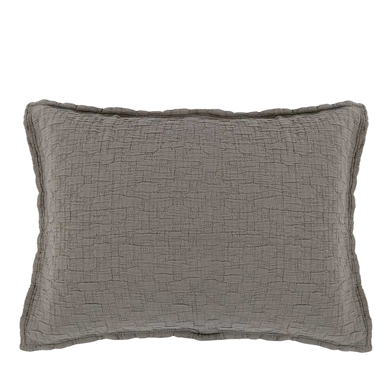 Pom Pom At Home Ojai Matelasse Sham In Pebble