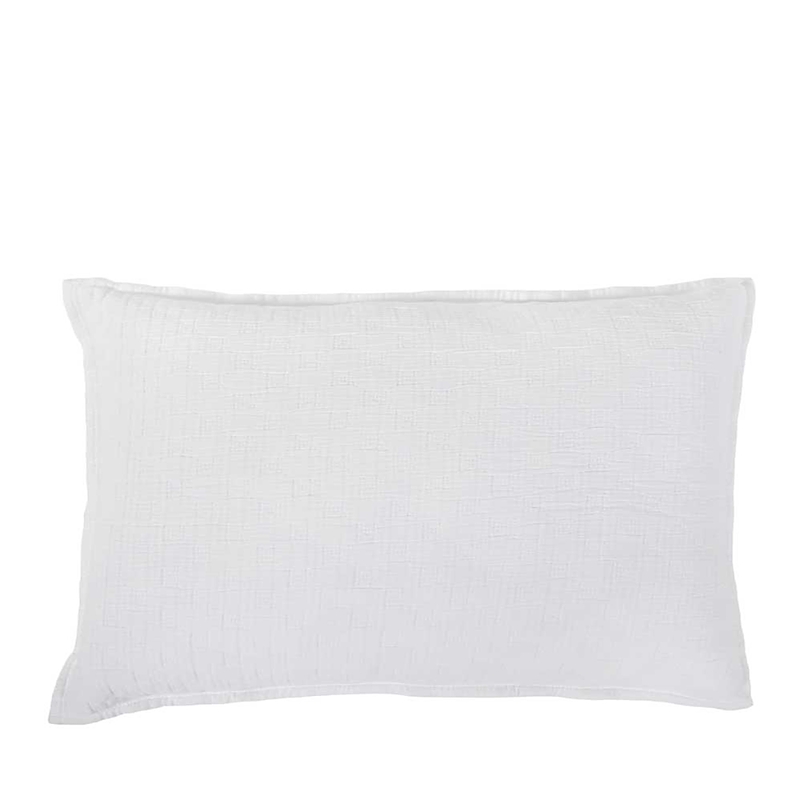 Pom Pom At Home Ojai Standard Sham In White