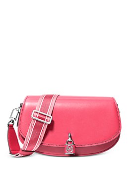 Michael Kors MK Jet Set Travel Medium Duffle Bag Satchel Tea Rose Pink Sand  MK