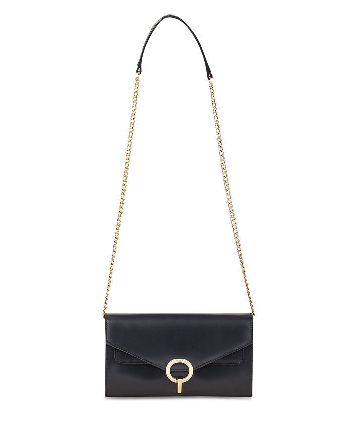 Sandro Yza Leather Convertible Crossbody | Bloomingdale's