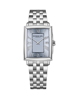 Shop Raymond Weil Toccata Bracelet Watch, 23mm X 28mm In Blue/silver