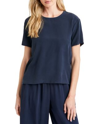 Splendid Alessandra Silk Tee | Bloomingdale's Women