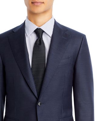 Capri M&amp;eacute;lange Twill Solid Slim Fit Suit