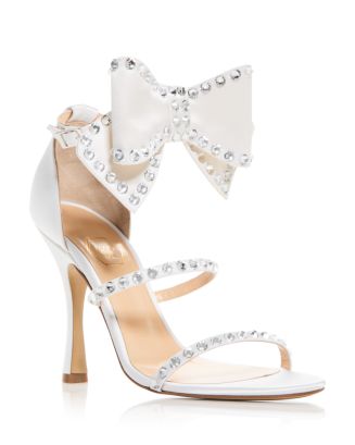 NALEBE Womens Beige Embellished Heel Embellished Padded Aurum Pointed Toe Sculpted Heel Buckle Dress Slingback