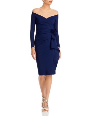 Silveria Off The Shoulder Bodycon Dress - Exclusive