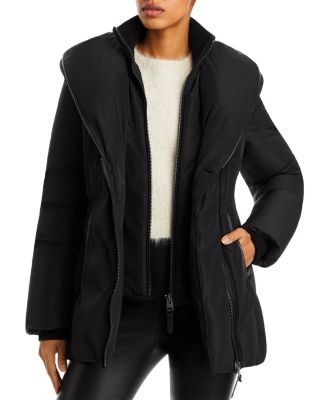 Adali Asymmetric Hooded Coat
