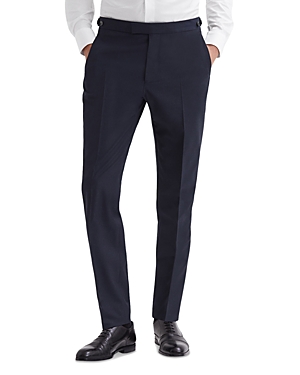 Shop Reiss Hope Modern Fit Travel Trousers In Navy