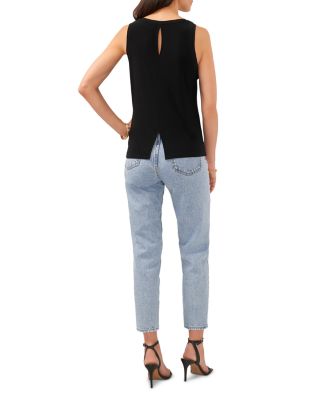 Sleeveless Back Cutout Top