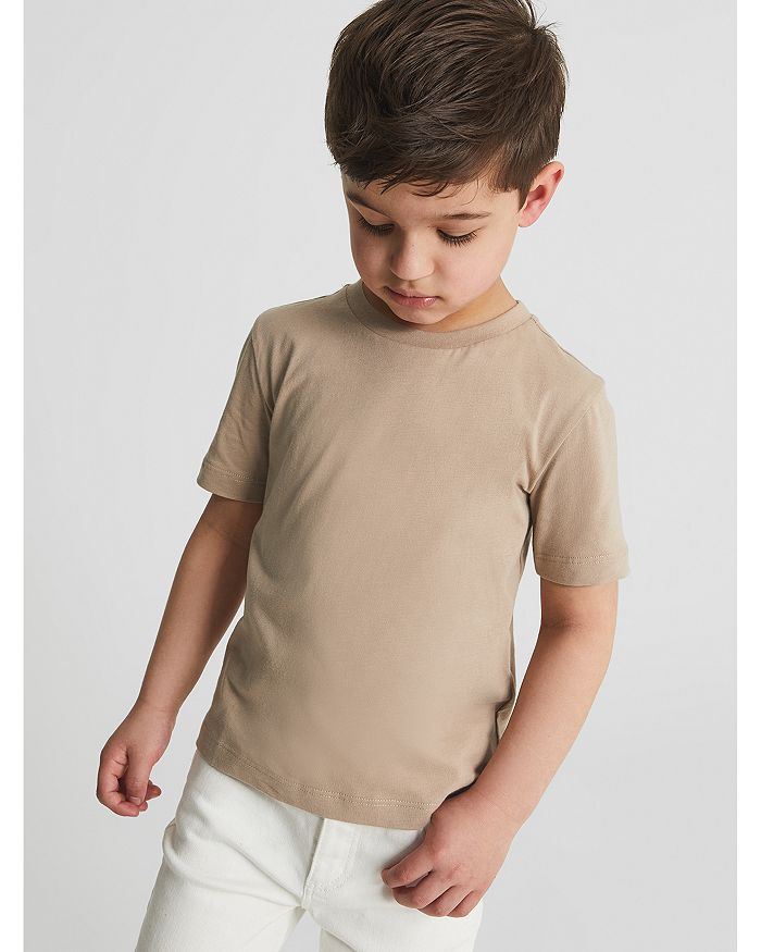 Reiss Boys' Bless Cotton Tee - Big Kid In Stone