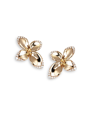 Pasquale Bruni 18K Rose Gold Giardini Segreti Diamond Flower Statement Earrings