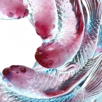 Roiling Waters Koi Sculpture 