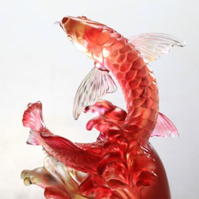 Aligned with the Light, I Triumph Dragon Fish Figurine 