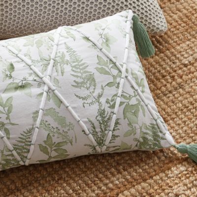 Botanical Fern Decorative Pillow, 11&amp;quot; x 22&amp;quot;