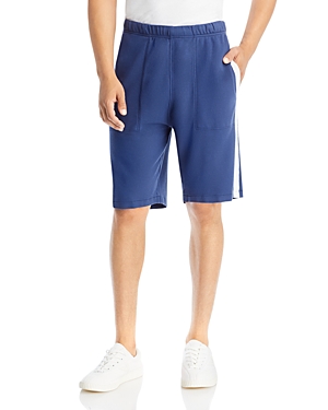 Atm Anthony Thomas Melillo Cotton Pique Pull-on Shorts In True Navy