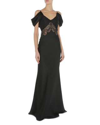 chinese dress ladies Long-Sleeved Wool Lace Dress main image 1