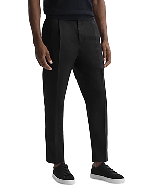 Shop Reiss Hove Technical Pants In Black