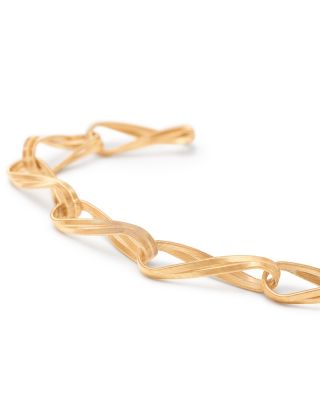 18K Yellow Gold Marrakech Onde Double Link Bracelet