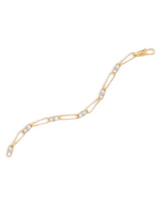 18K Yellow Gold Marrakech Onde Diamond Link Bracelet