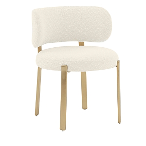 Tov Furniture Margaret Boucle Dining Chair In Cream