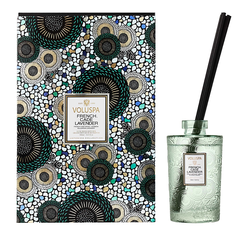 Voluspa French Cade Lavender Luxe Reed Diffuser