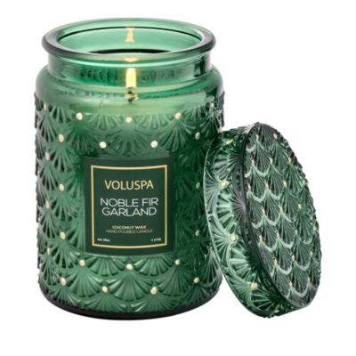 Noble Fir Garland Large Jar Candle, 18 oz.