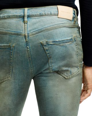 Skinny Fit Jeans in Light Dirty Wax