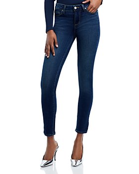 New Look Lift and Shape High Waisted Super Skinny Coated Jeans in Dark Brown